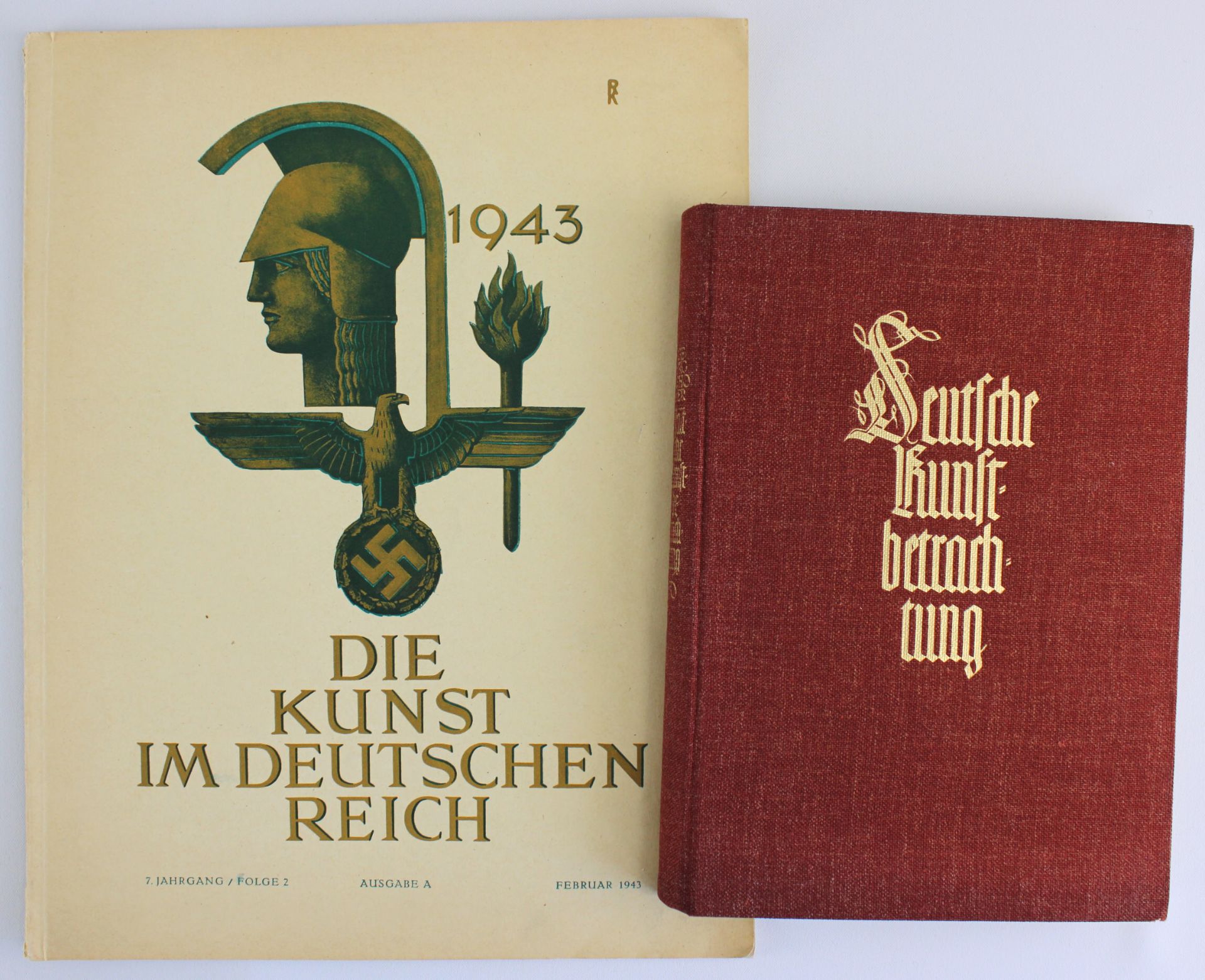 2 literar.Werke 1939-1943 "Die Kunst im Deutschen Reich" u. "Deutsche Kunstbetrachtung"