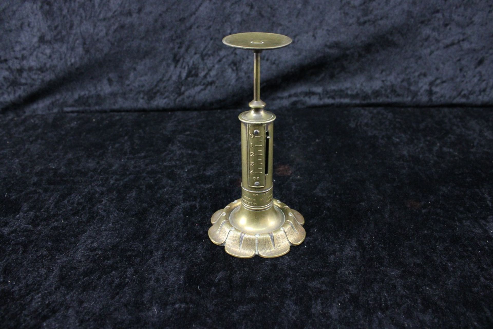 Briefwaage No 170vCandlestick R. W. Winfield Birmingham um 1840