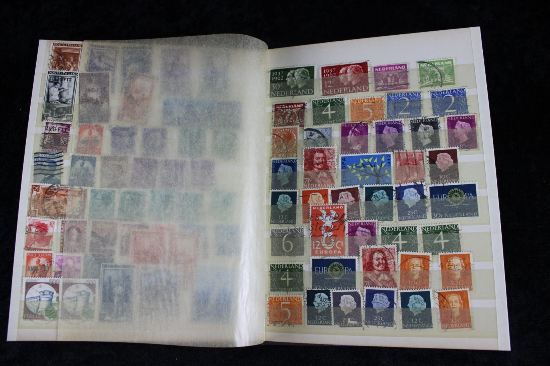 Konvolut 6 Alben Briefmarken, Sammlung Welt 20.Jh. - Bild 4 aus 10
