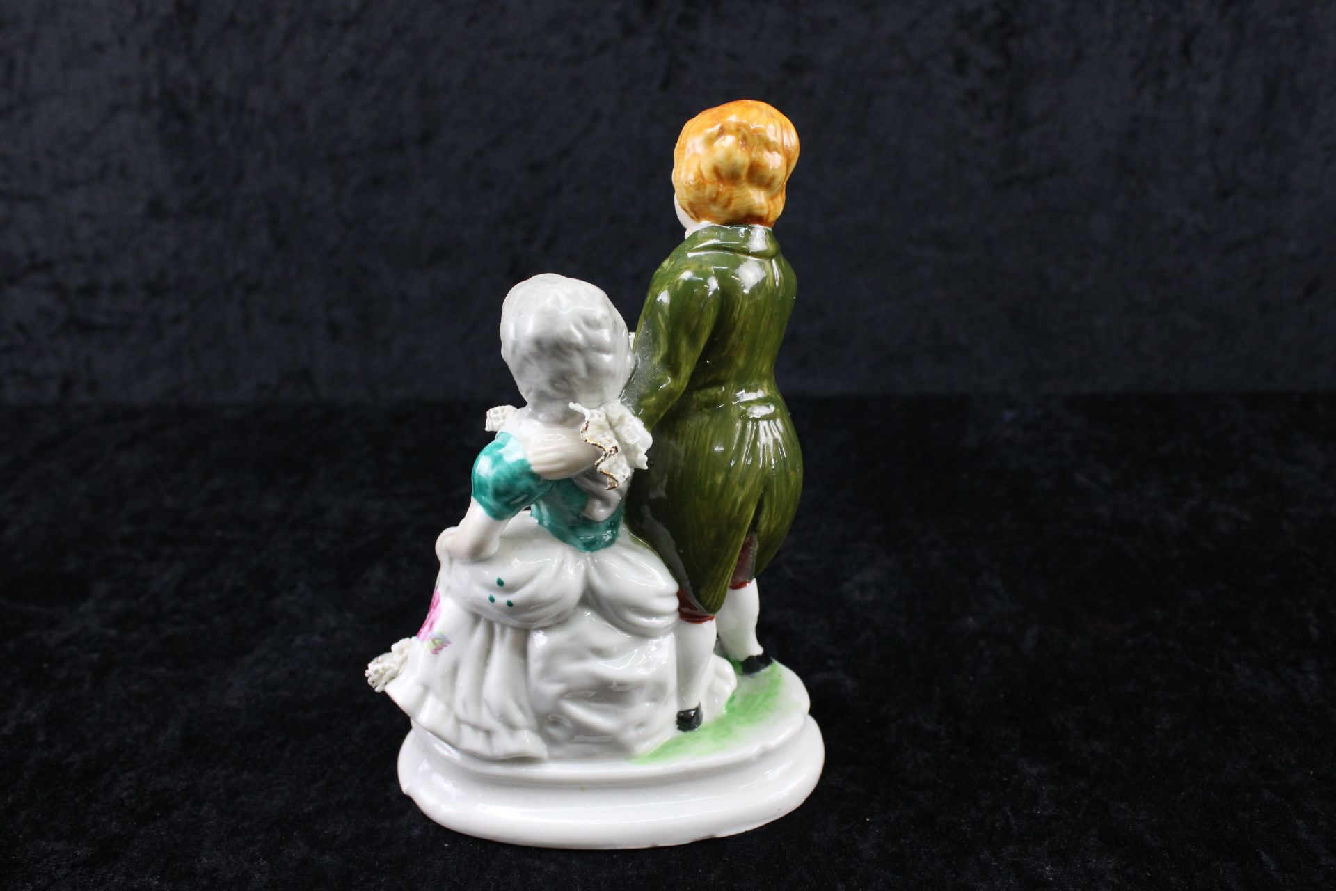 Porzellanfigur Rokoko "Verliebtes Paar" - Bild 2 aus 3