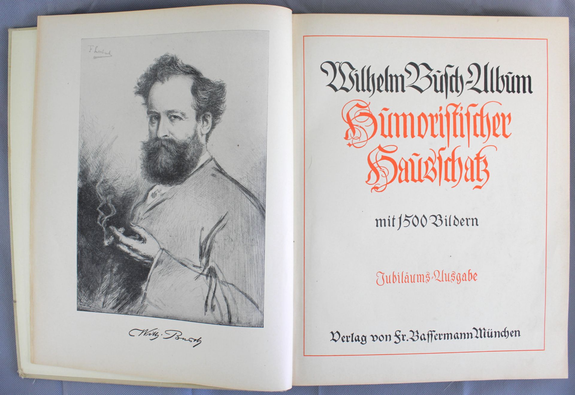 Wilhelm Busch Album- Humorist. Hausschatz mit 1500 Bildern, Jubiläumsausgabe 1924
