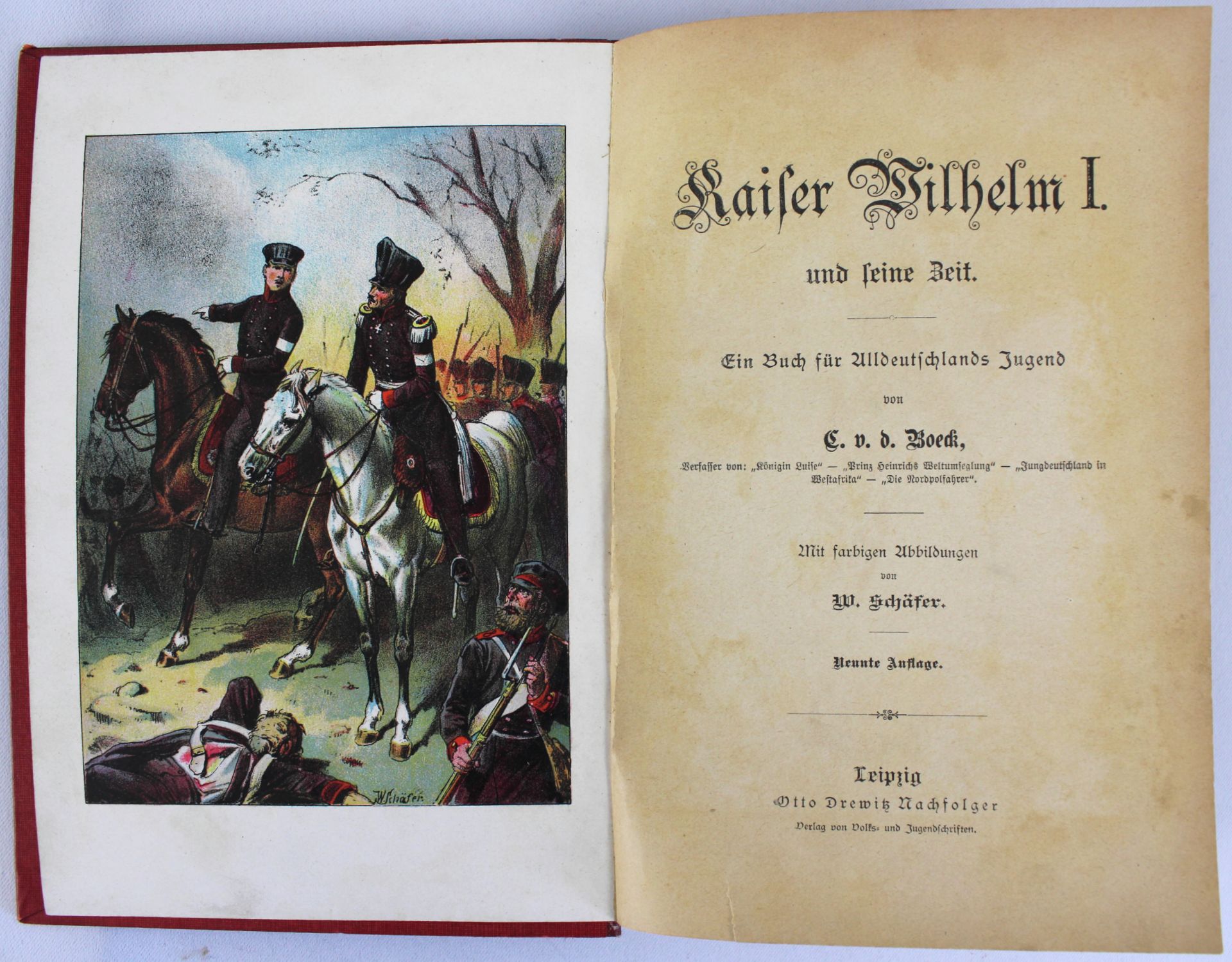 Kaiser Wilhelm I. und seine Zeit, E.v.d. Boeck, Otto Drewitz Nachf., Leipzig, um 1900 - Bild 3 aus 3