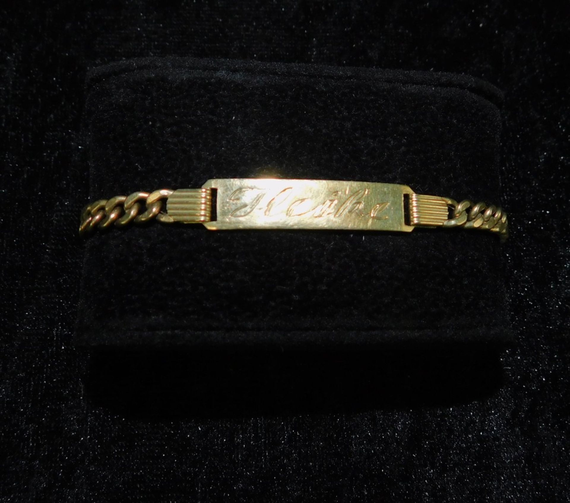 Namensarmband "Heike", Gold 585, 4,9 g, Länge 18 cm