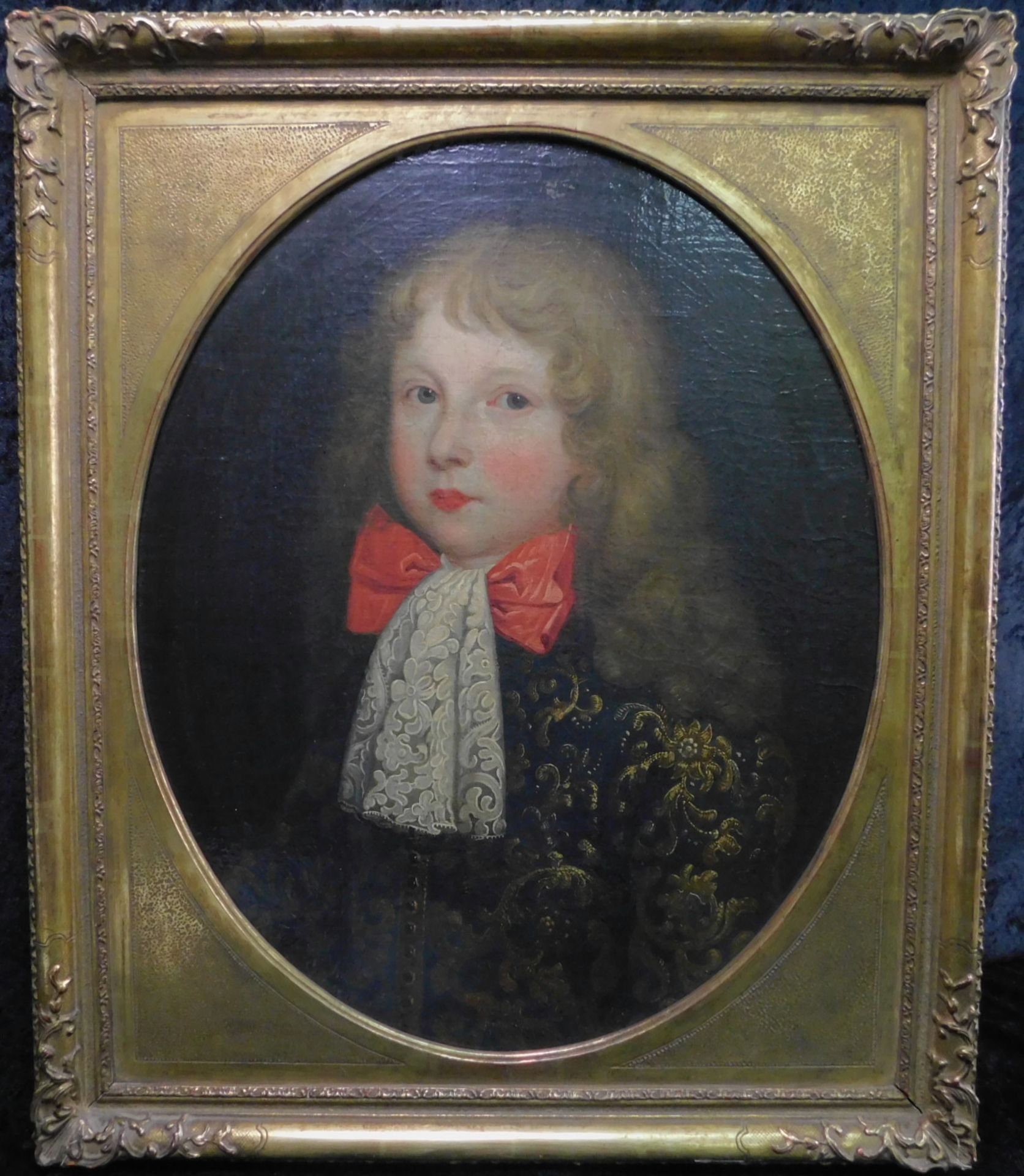 Henri GASCARD *1634/35-1701, attr., Porträt Louis-Alexandre de Bourbon, Comte de Toulouse, Öl/Leinwa