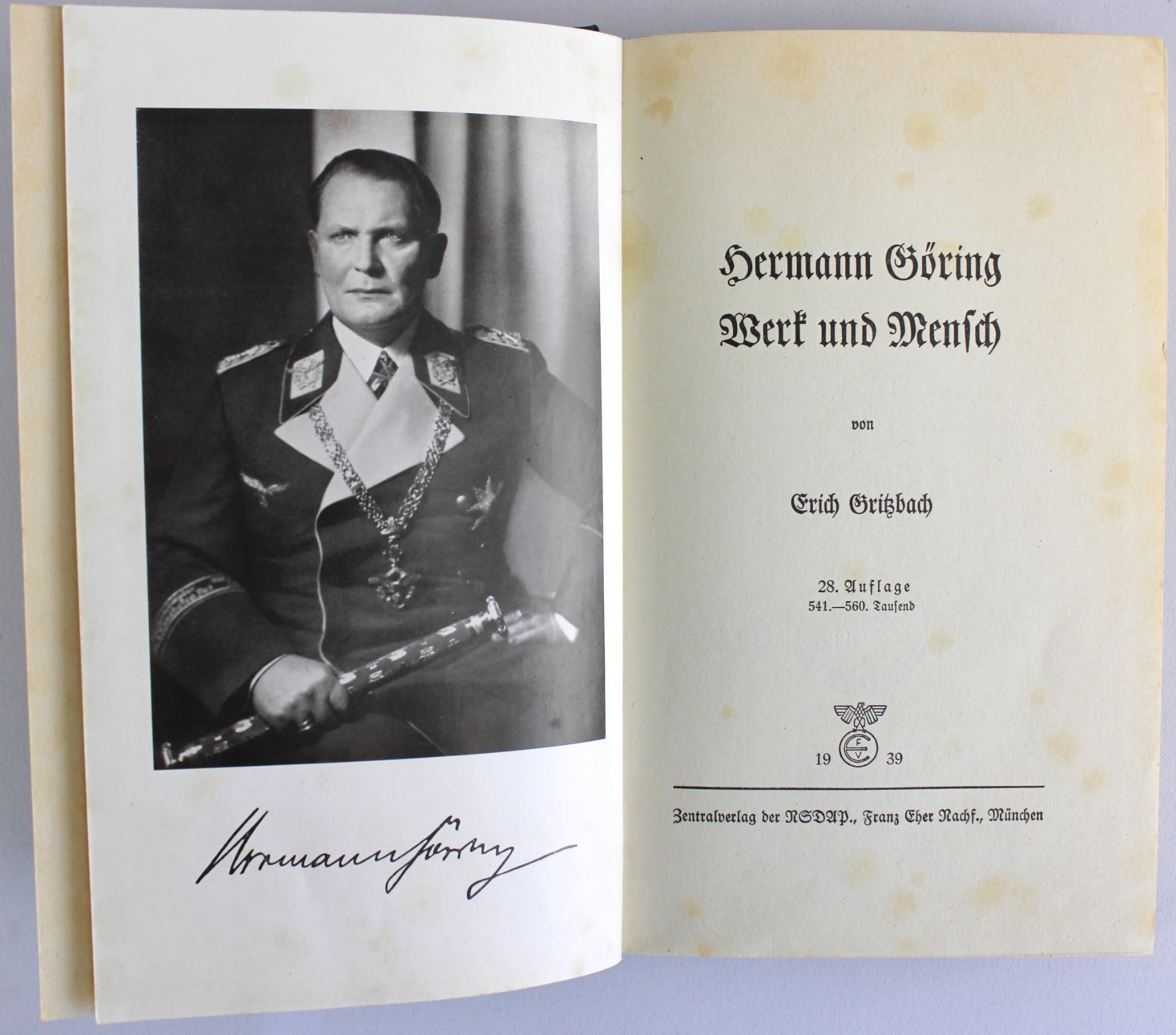 Konvolut 4 Bücher 1936- 1941, Die Wehrmacht, H. Göring Werk und Mensch, - Bild 5 aus 7