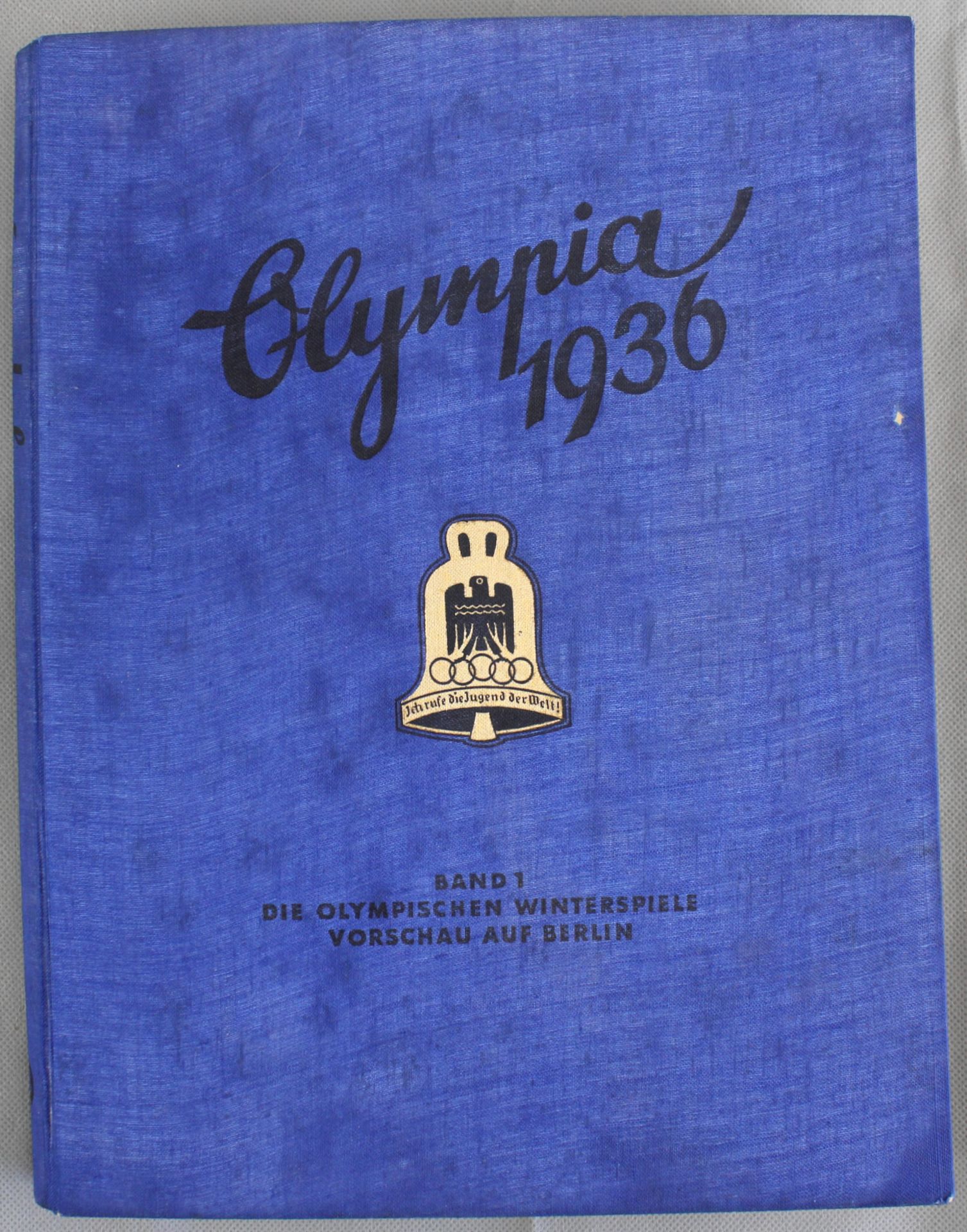 Olympia 1936- Bd.1 olymp. Winterspiele, Cigaretten-Bilderdienst Altona-Bahrenfeld, 127 Seiten