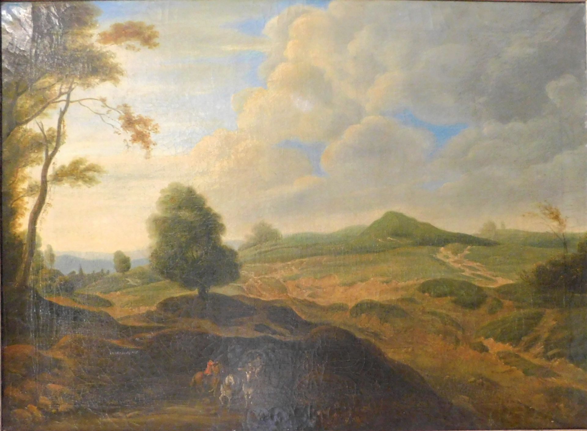 Lodewyck de Vadder (*1605-1655) "Landschaft mit Personen" Ö/Leinwand, 57 x 77 cm