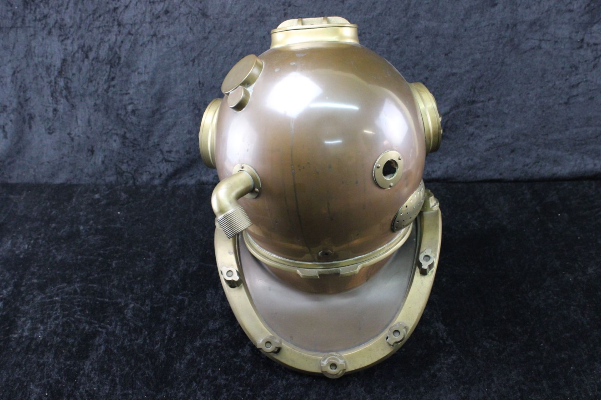 Taucherhelm US-Navy Diving Helmet Mark V - Bild 5 aus 7