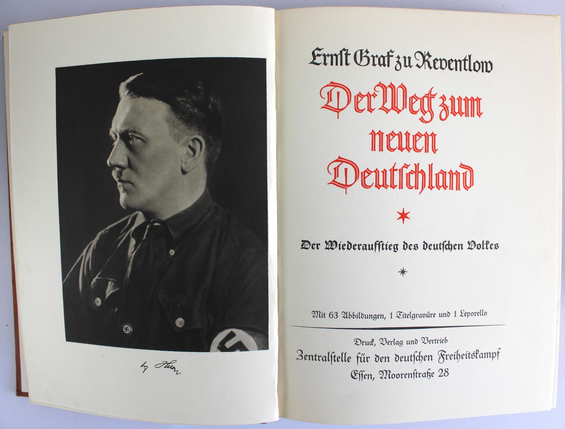 3 Bücher 1933-1940, Der Weg z. neuen Deutschland, Sieg über Frankreich, Aus meinem Leben - Image 3 of 6