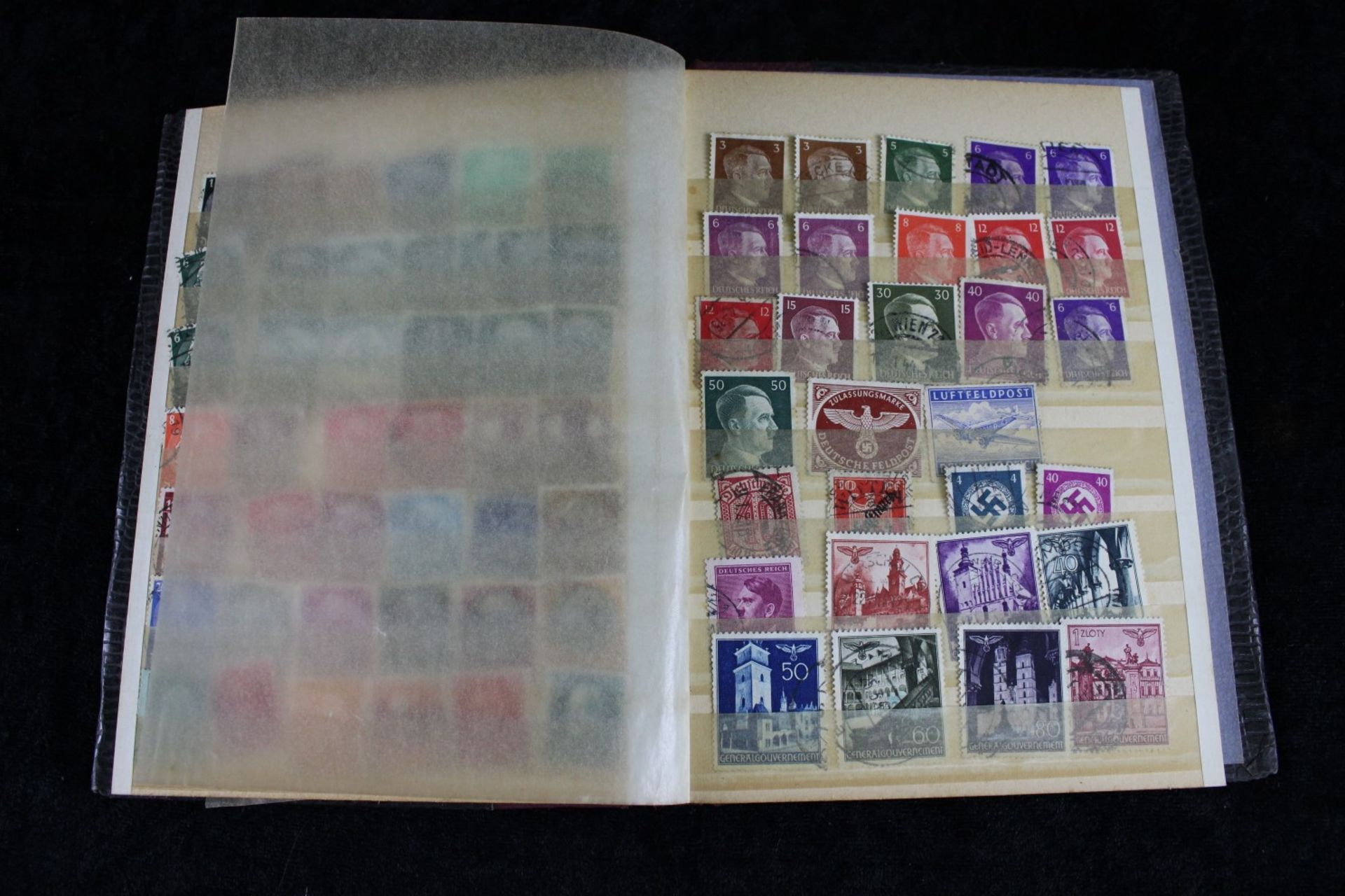 Konvolut 6 Alben Briefmarken, Sammlung Welt 20.Jh. - Bild 8 aus 10