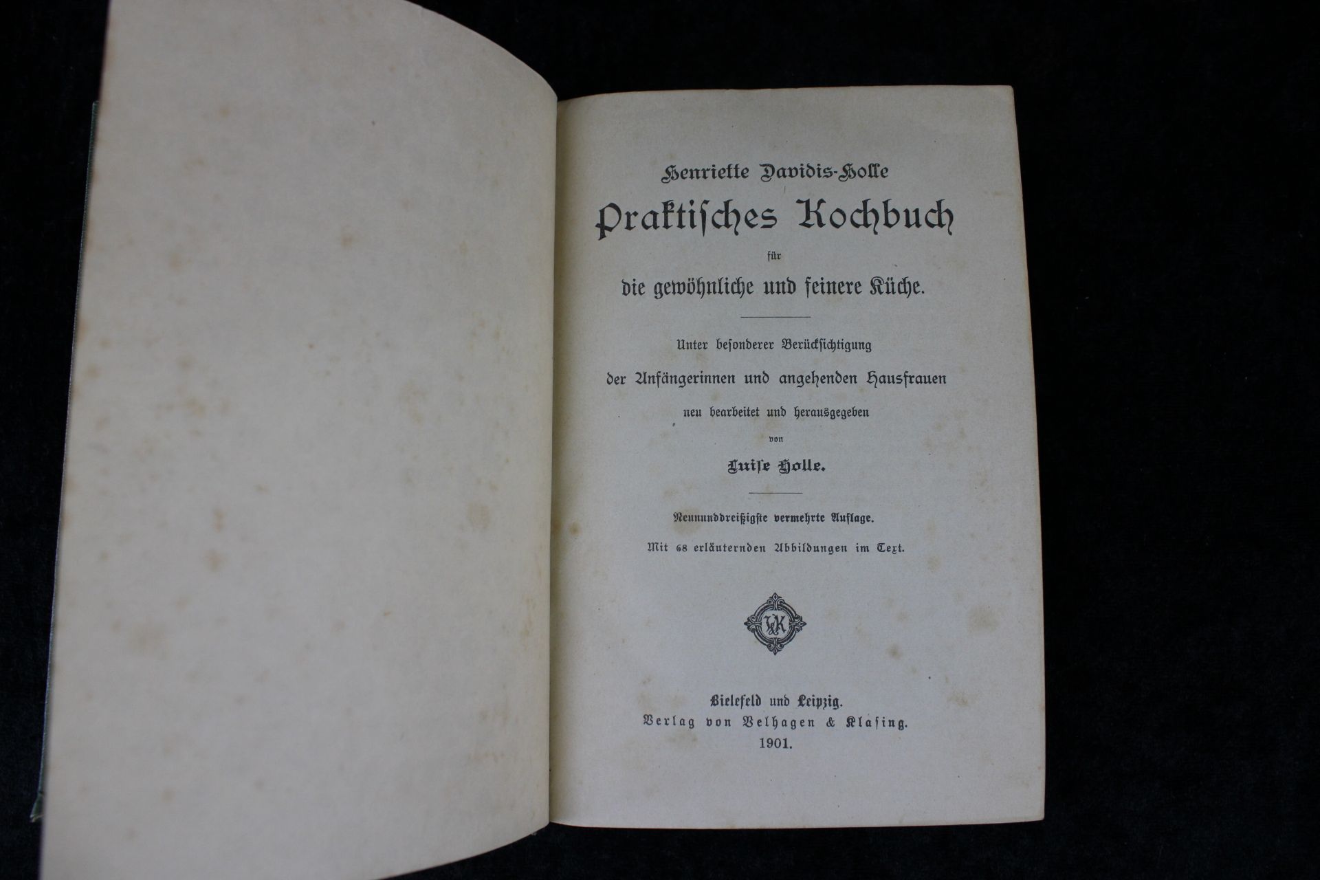 Kochbuch von Henriette Davidis 32. Auflage - Bild 3 aus 3