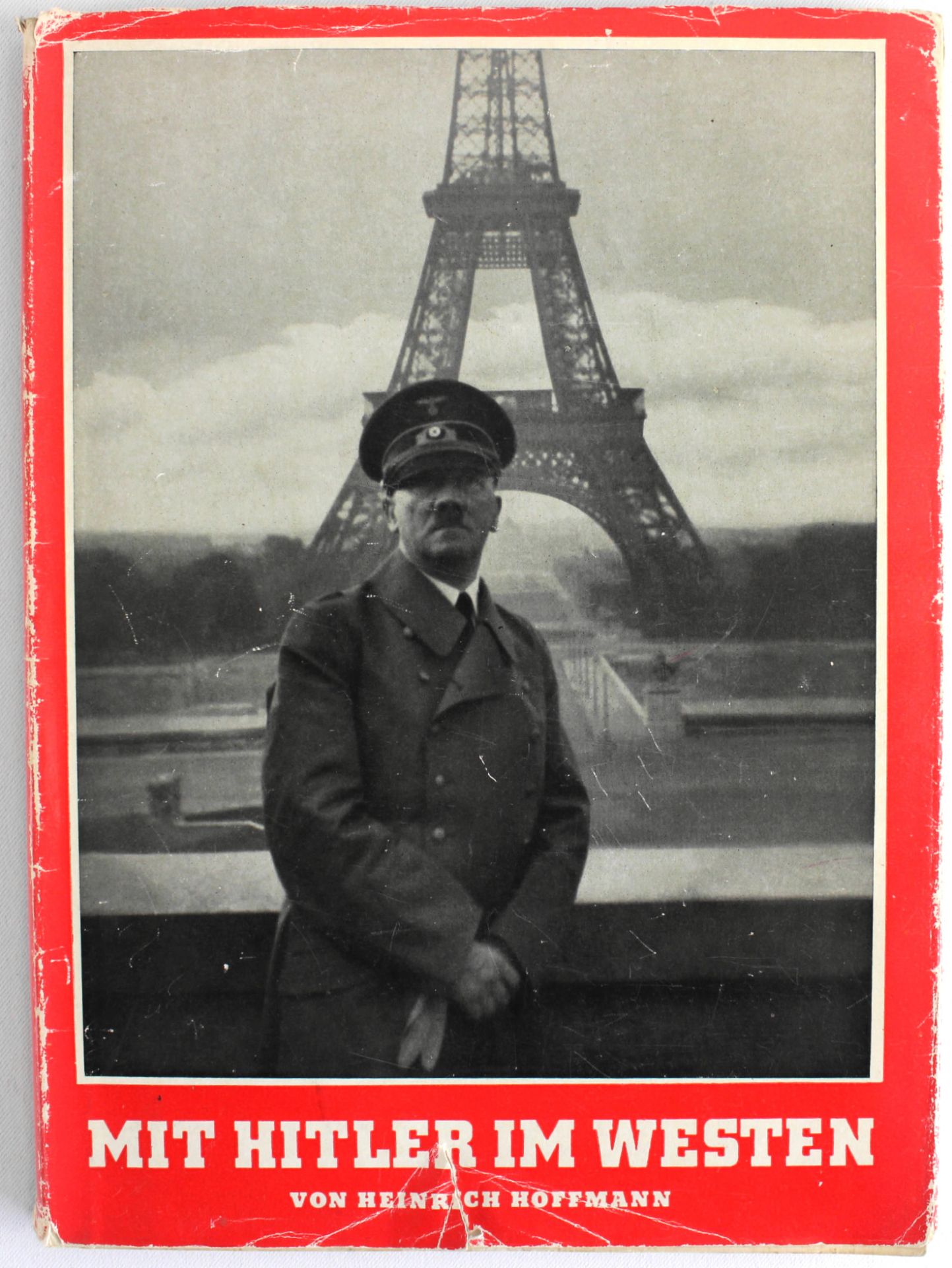 Bildband "Mit Hitler im Westen", Heinrich Hoffmann, mit Widmung, Zeitgeschichte-Verlag 1940
