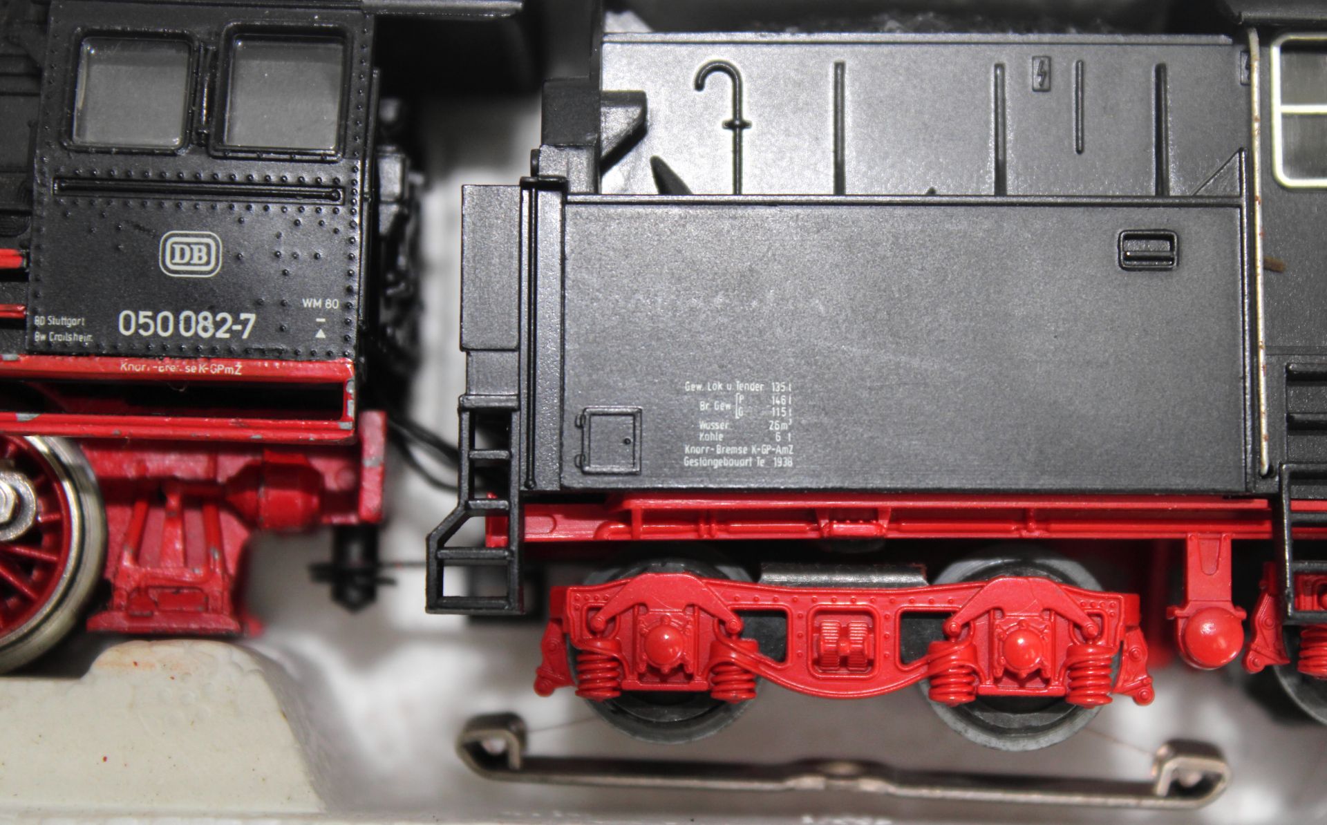 Märklin H0 Dampflokomotive mit Tender Mod.050082-7, in Box ohne Schachtel, ungeprüft - Bild 2 aus 2