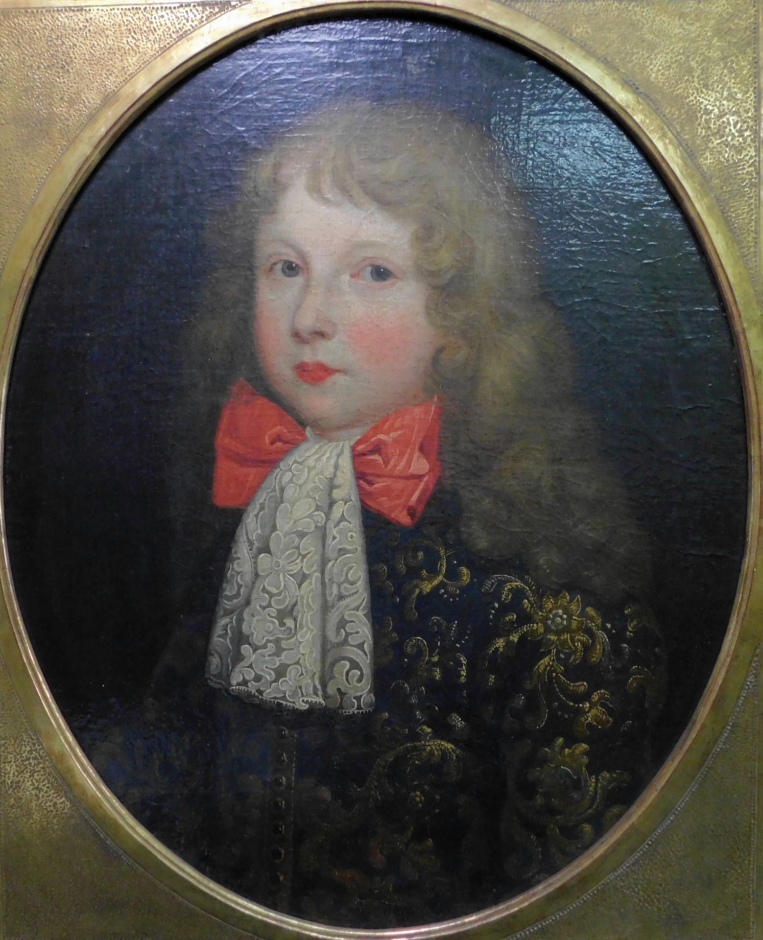 Henri GASCARD *1634/35-1701, attr., Porträt Louis-Alexandre de Bourbon, Comte de Toulouse, Öl/Leinwa - Bild 2 aus 5
