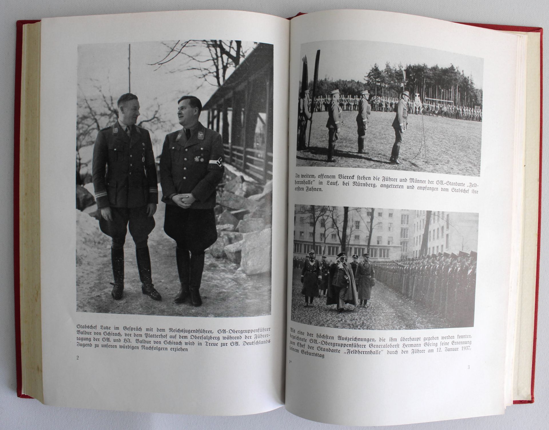 Jahrbuch, "Das Jahr der SA. 1936 1937" Vom Parteitag der Ehre zum Parteitag der Arbeit, 1938, Selten - Image 4 of 4