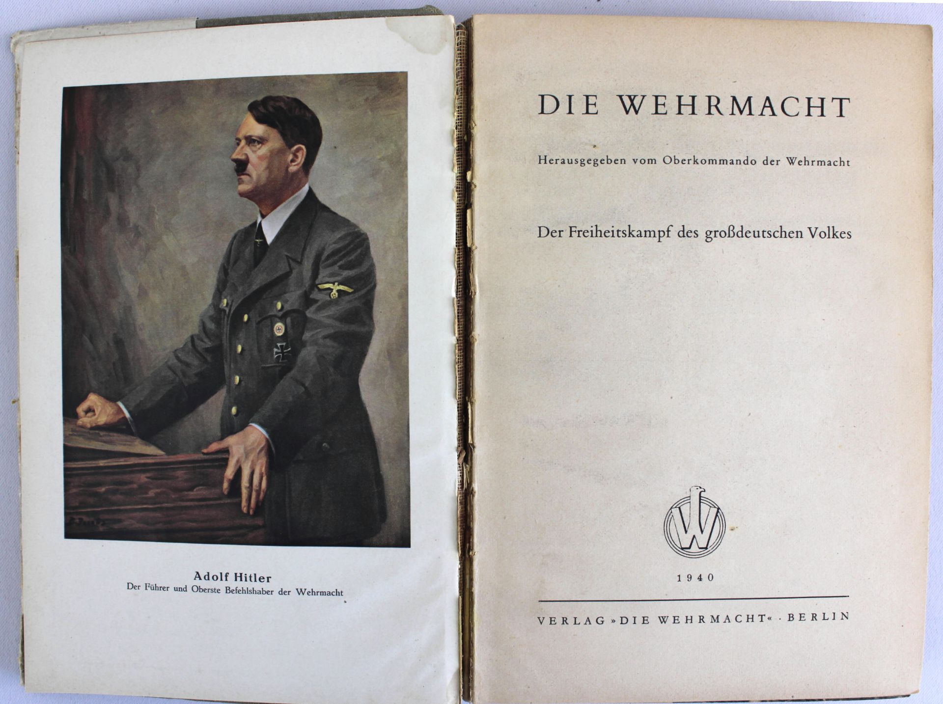 Konvolut 4 Bücher 1936- 1941, Die Wehrmacht, H. Göring Werk und Mensch, - Bild 7 aus 7