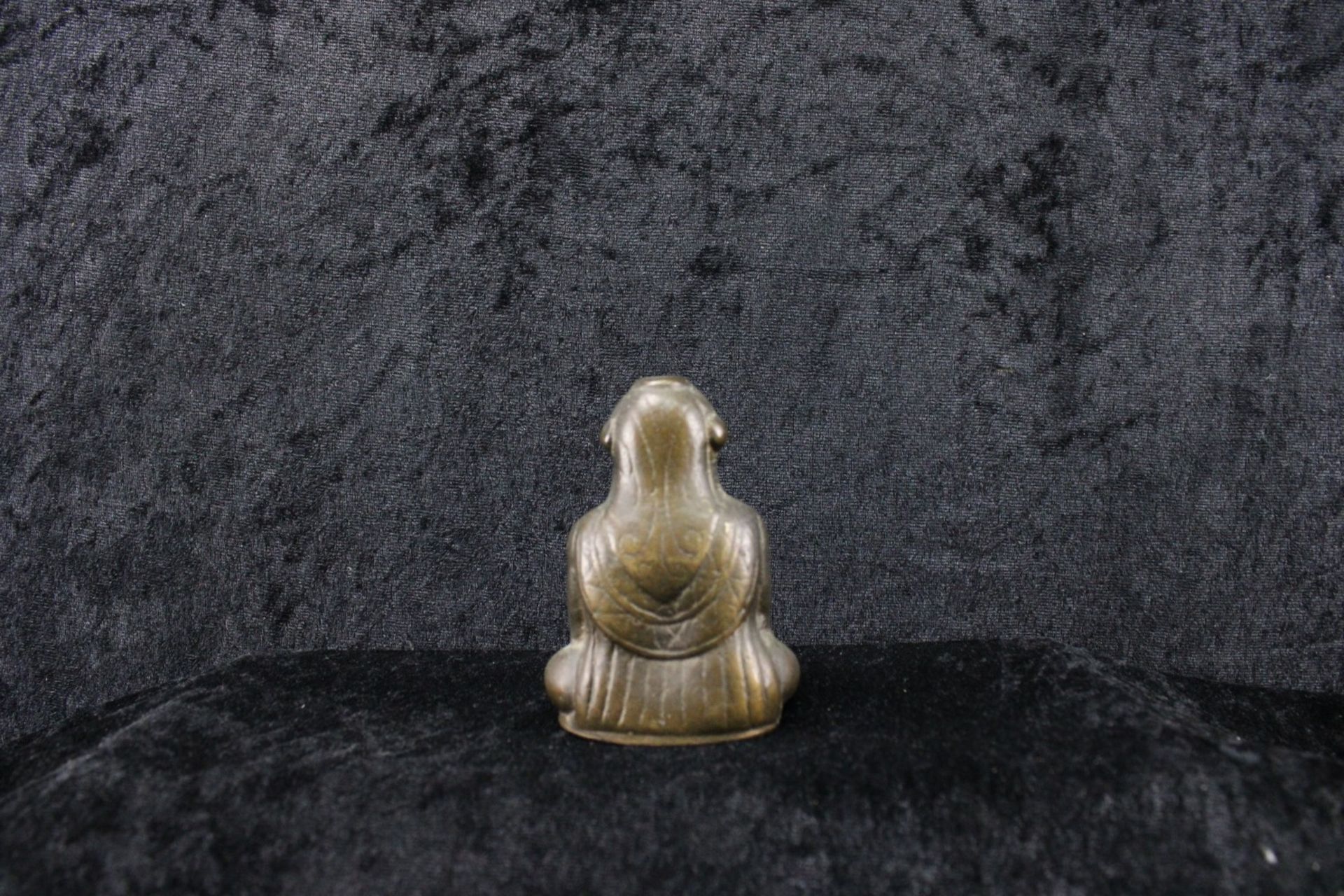 Buddha- Skulptur, Bronze, Thailand 20 Jh. - Bild 2 aus 2