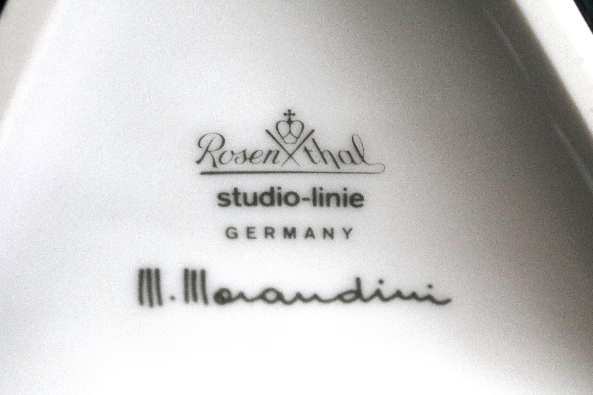 Künstlervase Marcello Morandini "Glück", Rosenthal studio-line, H: 28 cm, 1980er Jahre - Image 5 of 5