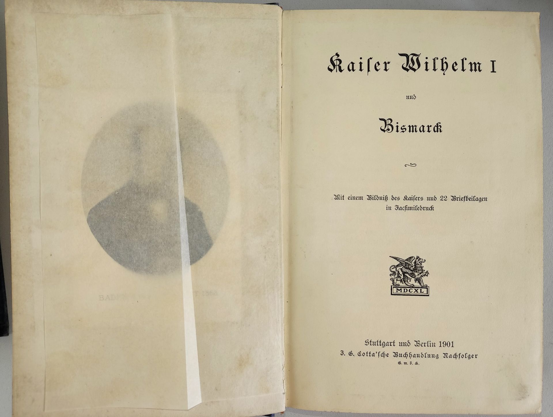 4 Bücher "Fürst Bismarck" 1898 bis 1915 - Image 4 of 6