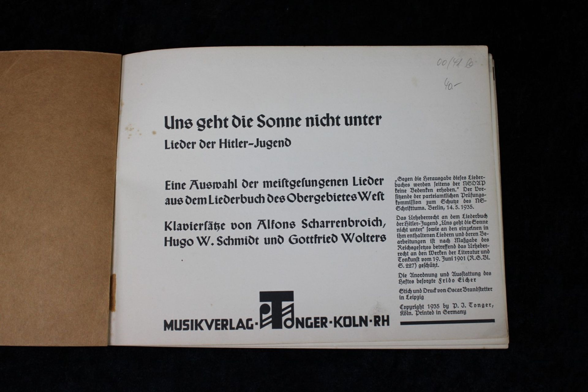 UNS GEHT DIE SONNE NICHT UNTER, „Lieder der Hitler-Jugend“ - Image 2 of 3