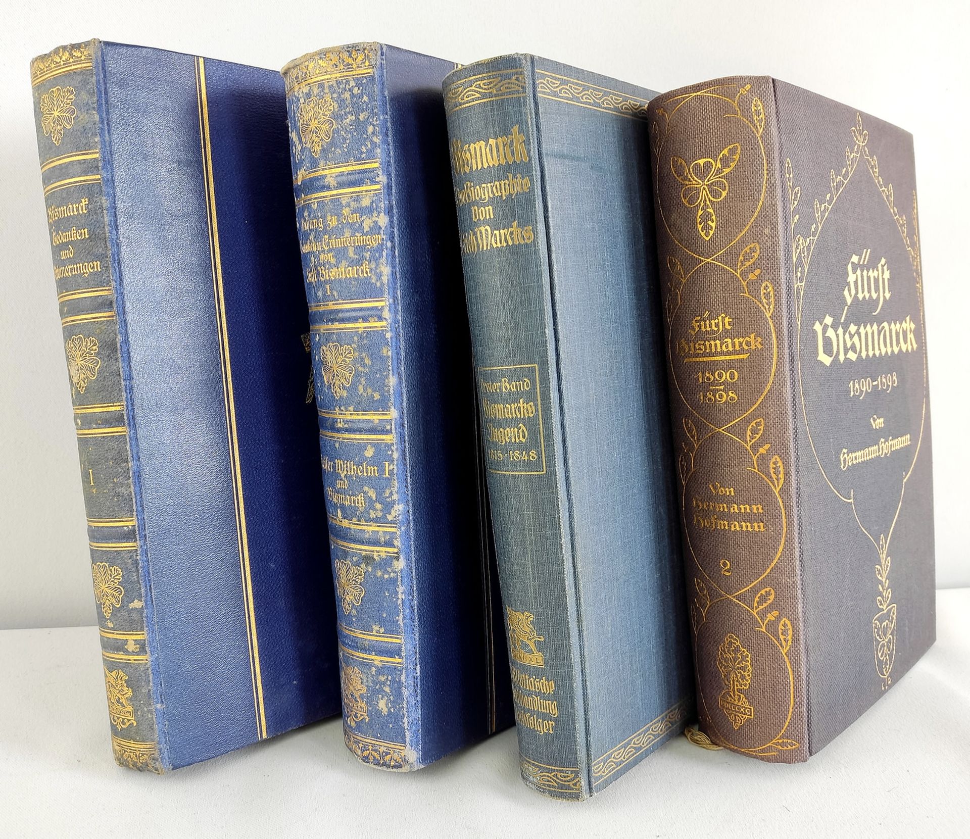 4 Bücher "Fürst Bismarck" 1898 bis 1915