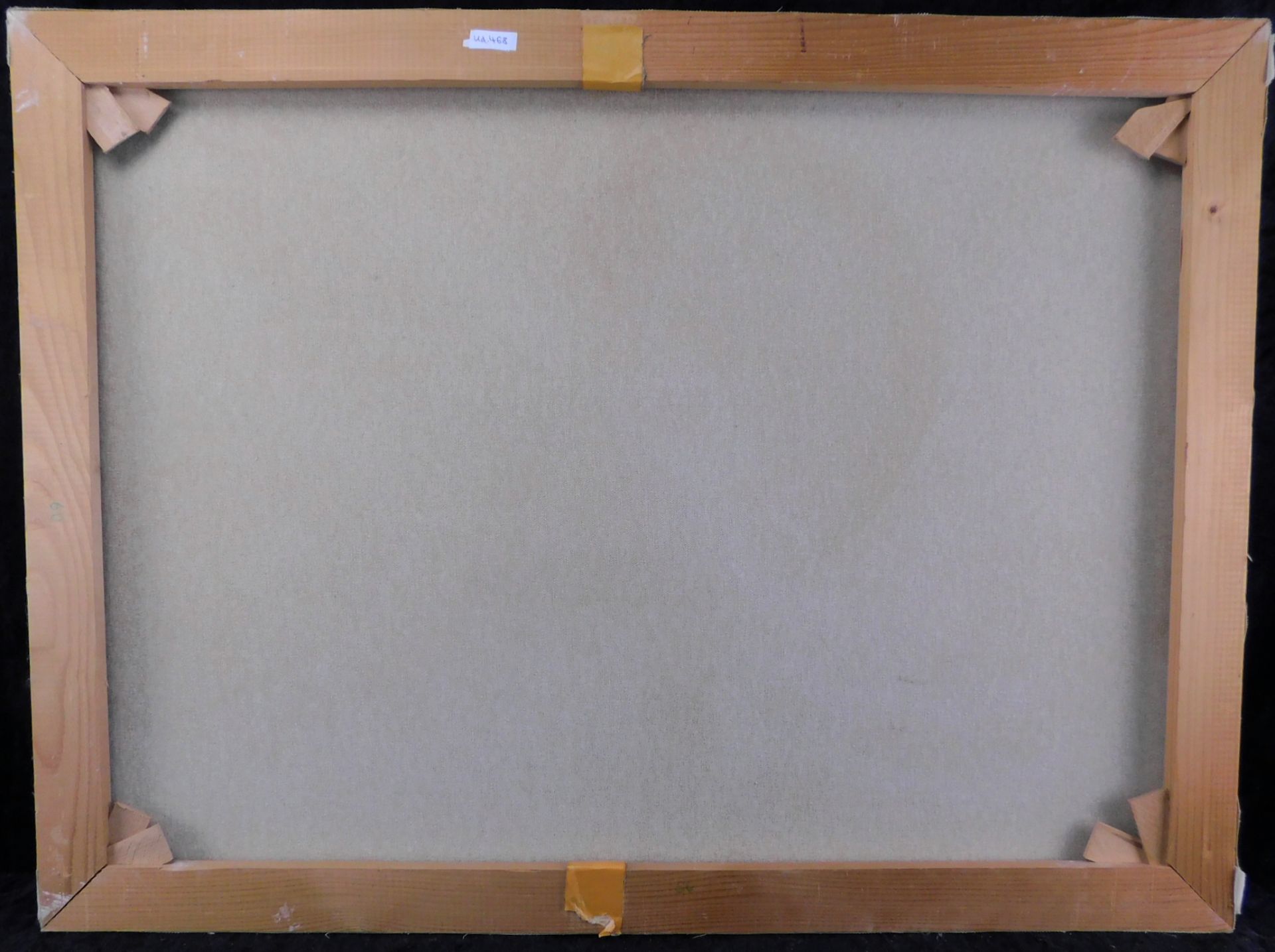 H. Boxbücher, Abstrakte Komposition, Acryl/ Leinwand, sig. u. datiert (19)92, 60 x 80 cm - Bild 3 aus 3