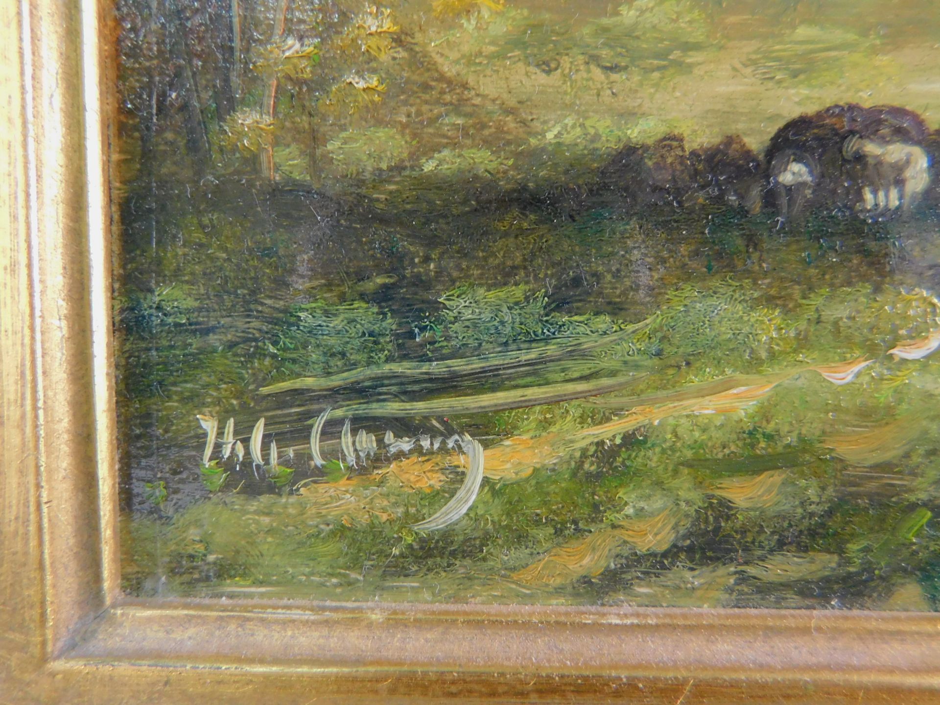 H.G. Clemens (*1941 Nürnberg), Landschaft, Öl/Leinwand, signiert unten links, 18 x 24 cm - Image 3 of 3