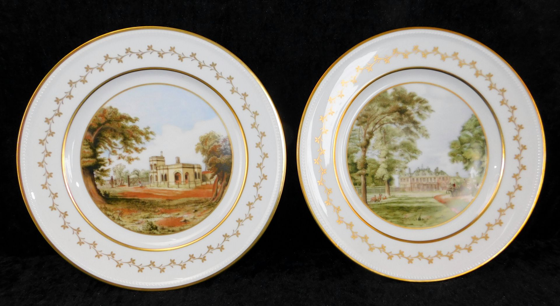 2 Sammelteller AK KAISER W.Germany, "Country Scenes"