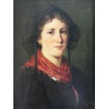 Rudolf Epp (1834-1910; Münchner Landschafts- und Genremaler), Portrait einer jungen Dame in