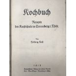Hedwig Kost, Kochbuch. Rezepte der Kochschule in Sonneberg in Thüringen, 1913, Alters- und