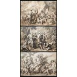 Charles LE BRUN (1619-1690) zugeschr., drei Zeichnungen, mythologische oder allegorische Szenen