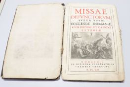 Missae Defunctorum, juxta usum Ecclesiae Romanae, cum ordine et canone extensae 1661