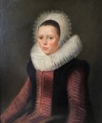 Nach Frans HALS (1580-1666), Kopie 18. Jh., Portrait einer jungen Dame mit Häubchen und