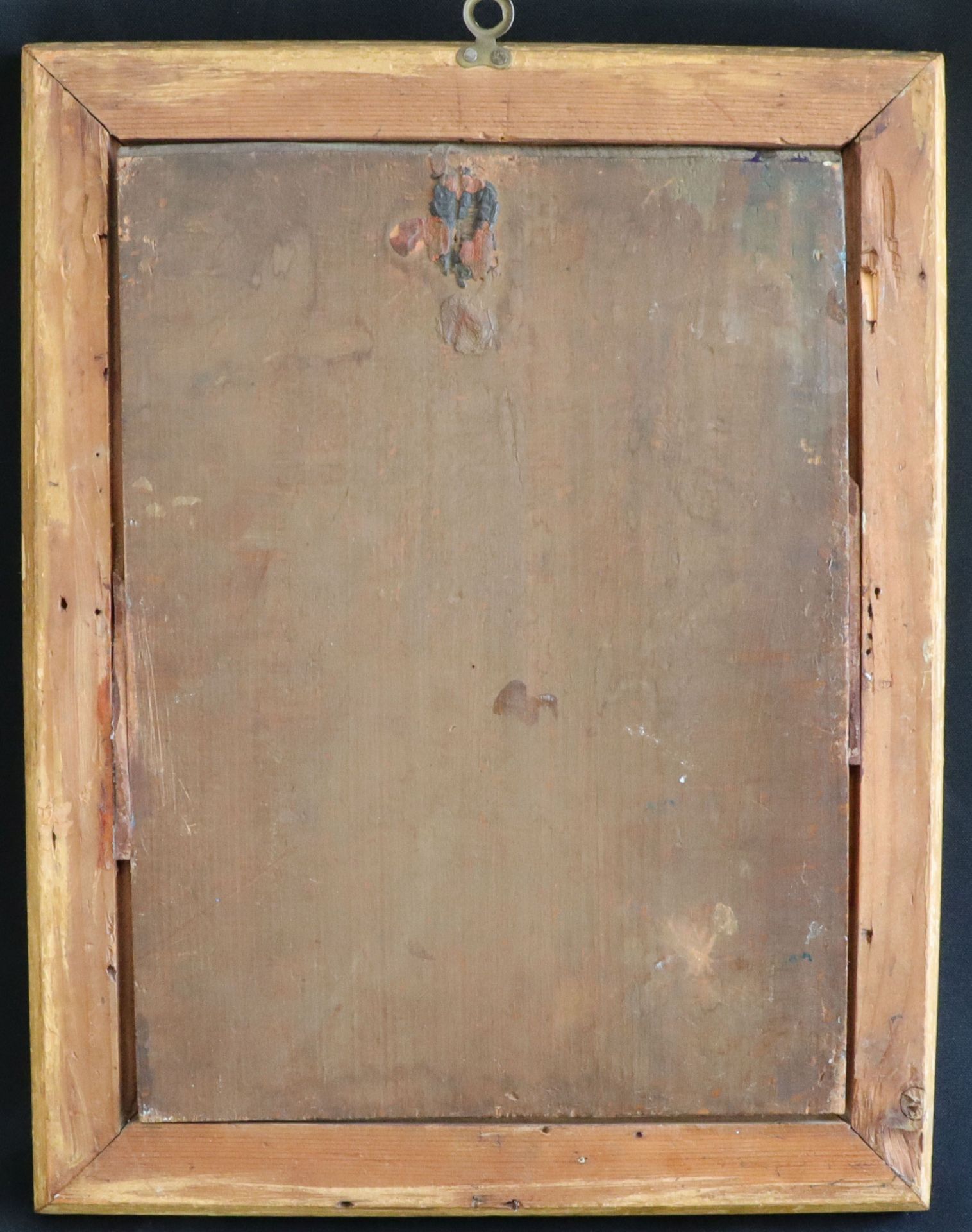 Unbekannter Künstler, 18./19. Jh., Genremalerei Interieur, Öl auf Holz, 30 x 22 cm - Bild 2 aus 3