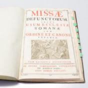 Missae Defunctorum, juxta usum Ecclesiae Romanae, cum ordine et canone extensae 1794