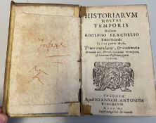 Brachel, Johann: Historiarum nostri temporis. Editio secunda. In duas partes divisa. Coloniae 1652