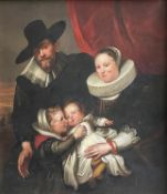 Nach Anthonius VAN DYCK (1599-1641), Kopie 18. Jh., Familienportrait des Künstlers Cornelis de Vos