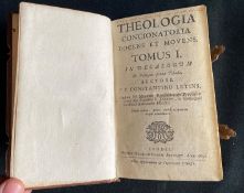 Theologia concionatoria docens et movens in Decalogum, Band 1 + 2 in einem Band, Anno 1717