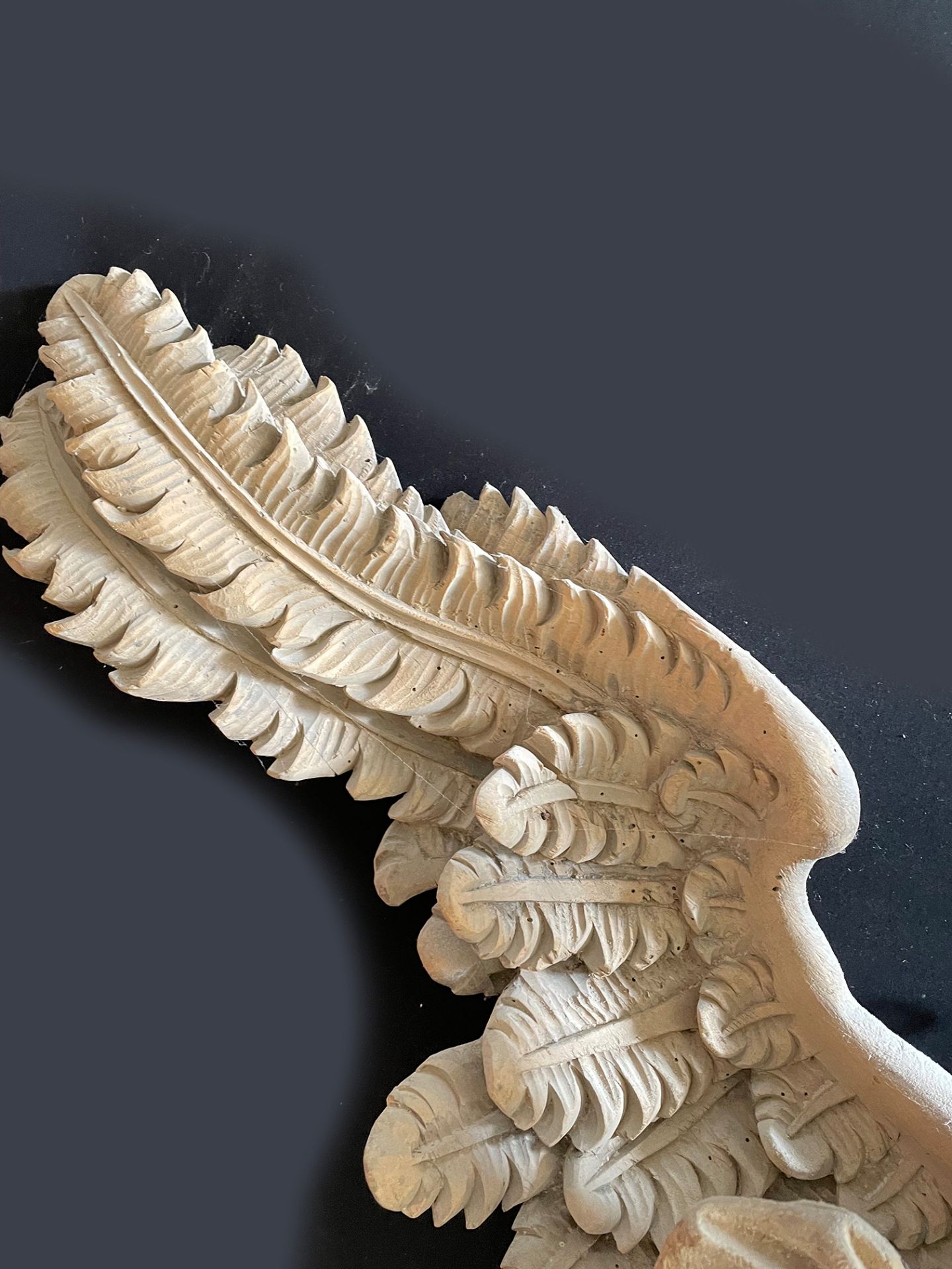 Engel, Holz, 18. Jh., große Barockplastik, großer Barockengel, Baroque angel made of carved wood, - Image 5 of 10