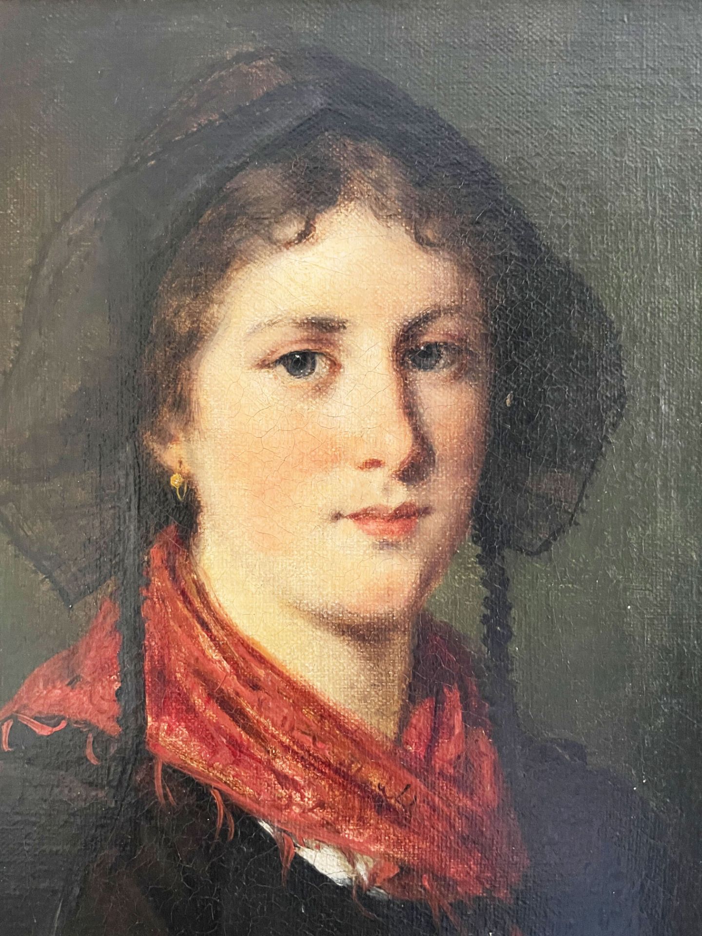 Rudolf Epp (1834-1910; Münchner Landschafts- und Genremaler), Portrait einer jungen Dame in - Image 5 of 5