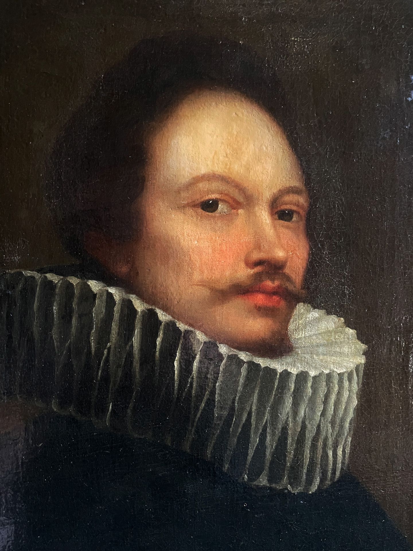 Unbekannter Künstler, 17./18. Jh., Anthonius VAN DYCK (1599-1641) Werkstatt oder Nachfolge, - Image 6 of 6