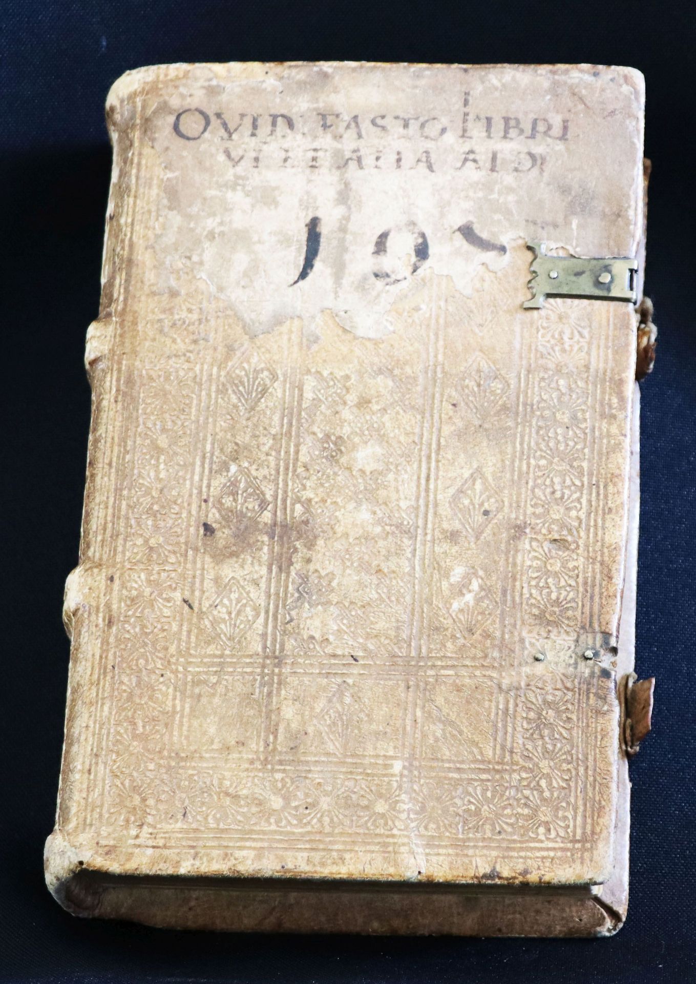 Ovidius Naso, P. Fastorum libri VI. De tristibus libri V. De ponto libri IIII. Venedig, Aldus, 17.