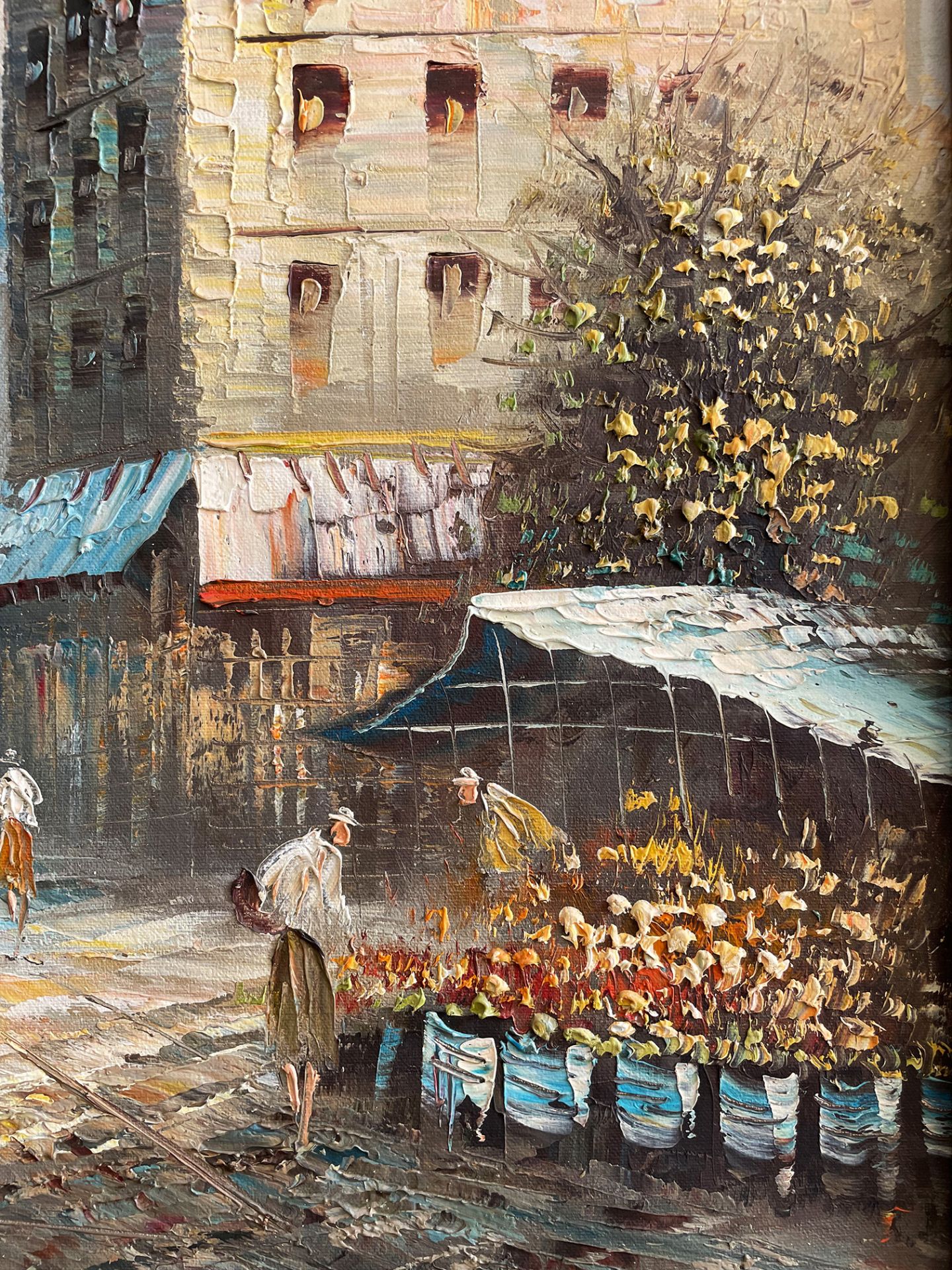 Caroline C. BURNETT (1877-1950), European Street, signiert, Öl/Lwd, 50 x 60 cm - Bild 3 aus 5