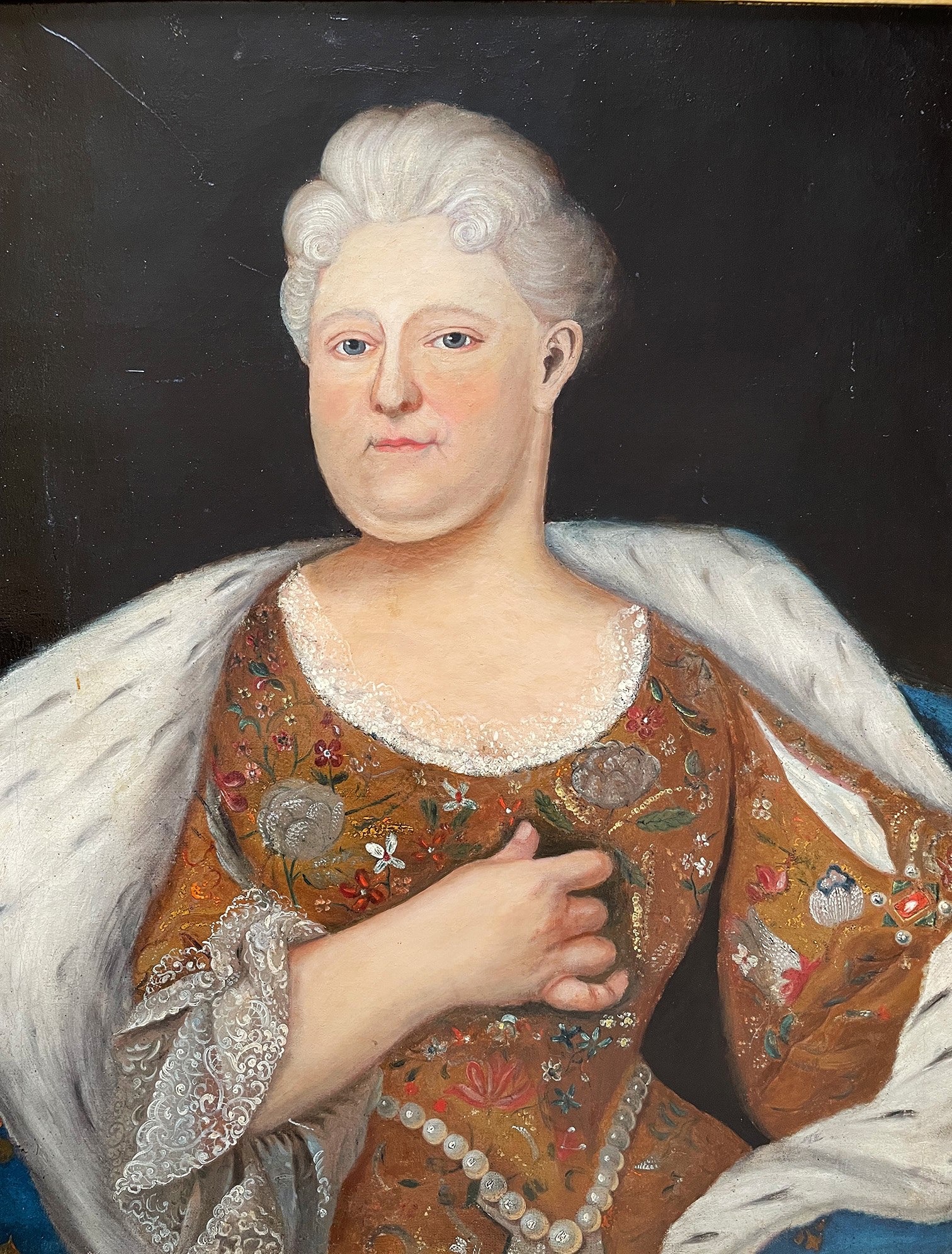 Unbekannter Künstler, 18. Jh., Portrait von Liselotte von der Pfalz (1652 -1722), Elisabeth - Image 2 of 7