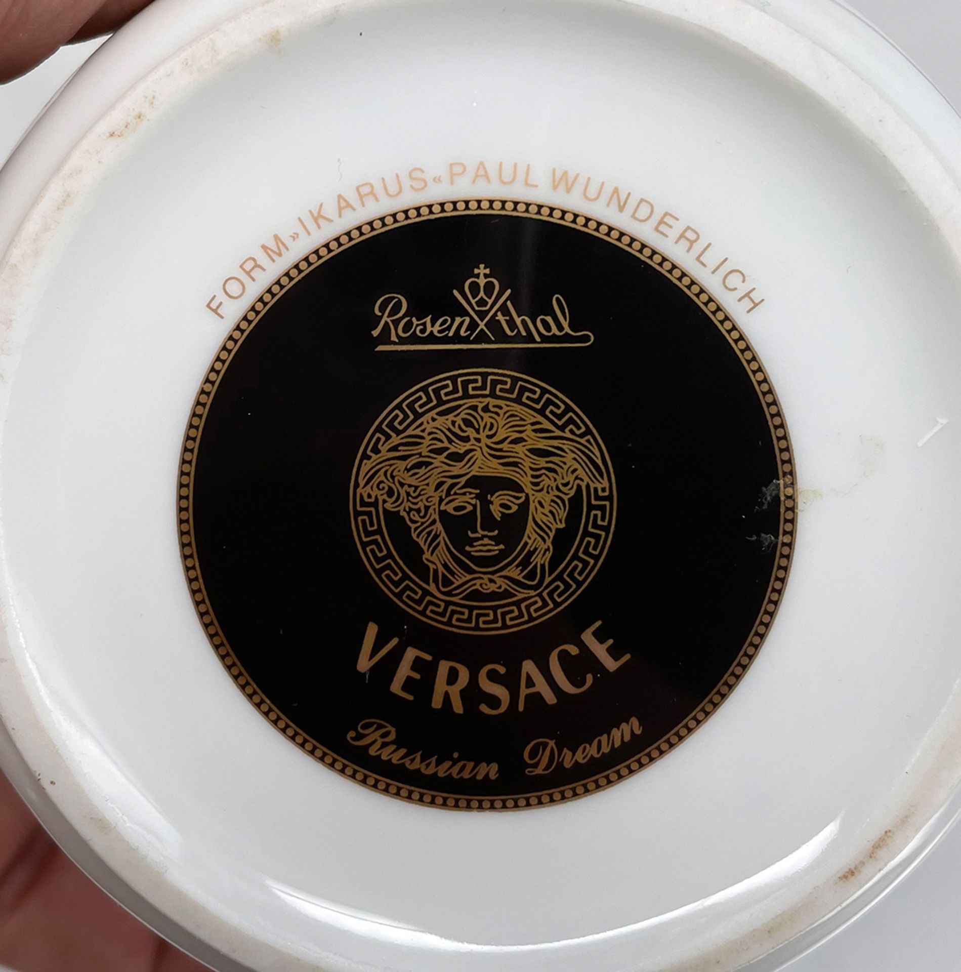 Versace Kaffeekanne, Porzellan ROSENTHAL VERSACE - Ikarus, Paul Wunderlich, Höhe 24 cm - Image 2 of 3