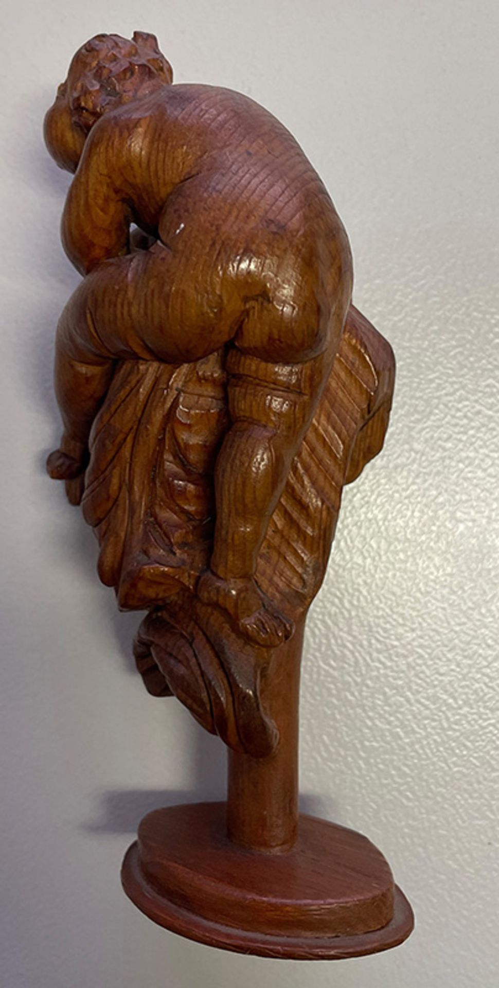 Putto, Holz Miniatur, 18. Jh., Höhe 14 cm - Image 2 of 4