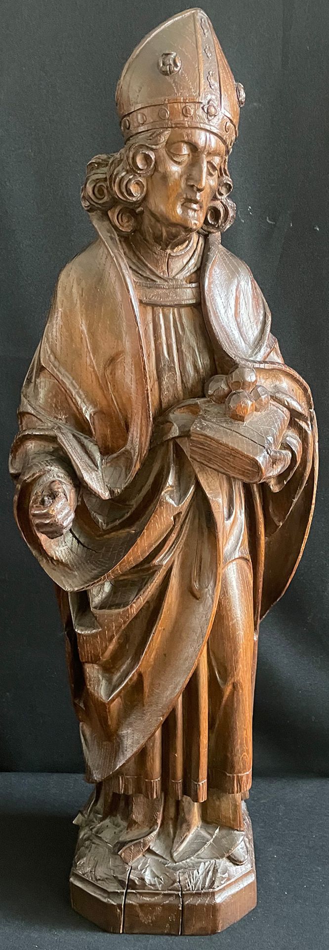 Bischof, Holz, Höhe 73 cm - Image 2 of 8