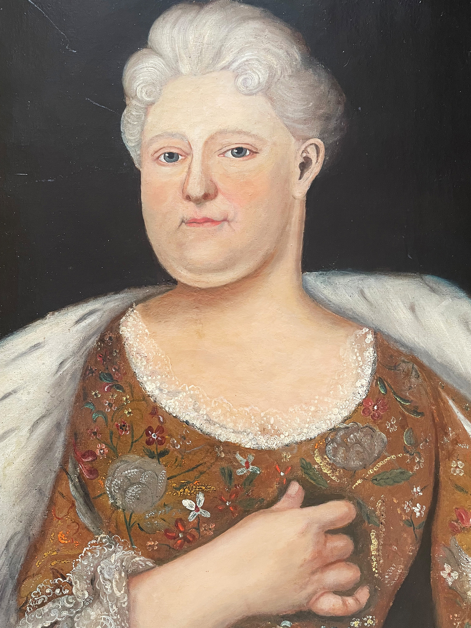 Unbekannter Künstler, 18. Jh., Portrait von Liselotte von der Pfalz (1652 -1722), Elisabeth - Image 4 of 7