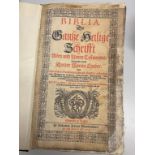 Bibel deutsch; Biblia Germanica. -Biblia - Die Gantze Heilige Schrifft, Alten und Neuen