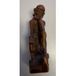 Christus, Holz, Nachdenklicher Christus , Höhe 9,5 cm